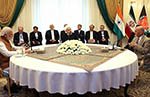 رهبران افغانستان، ایران و هند موافقت نامه توسعه چابهار را امضا کردند